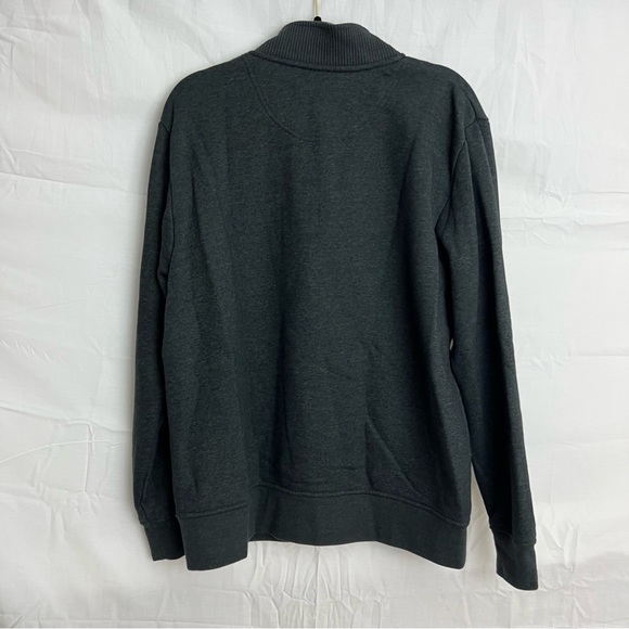 Orvis Men's Sweater Size Large L Gray Henley Pullover Sweater Long Sleeve - Picture 3 of 3